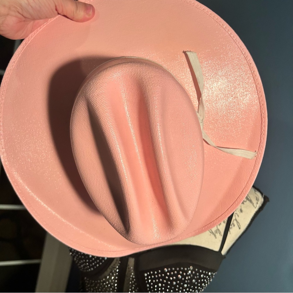 Double S western Pink Cowboy Hat - Picture 6 of 15